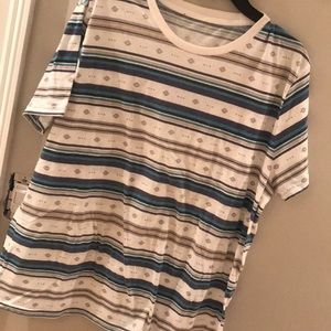 Tribal Ocean print t-shirt